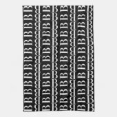 LINGE DE CUISINE LETTRE INITIALE MONOGRAPHIQUE B (Vertical)