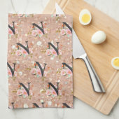 Linge De Cuisine Lettre N (Quart Plié)