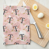 Linge De Cuisine Lettre T (Quart Plié)