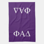 Linge De Cuisine Lettres grecques Phi Alpha Delta (Vertical)