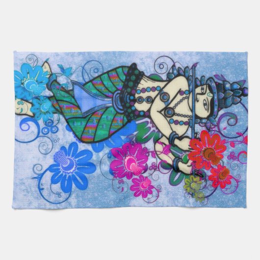 Linge De Cuisine Levée de Krishna (Horizontal)