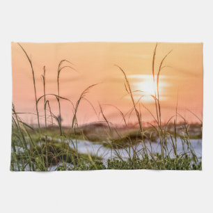 Linge De Cuisine Levée de soleil de la mer de Floride