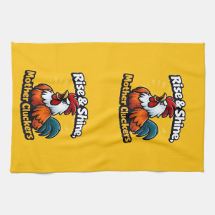 Linge De Cuisine Levez-vous et brillez, mères poulettes, citation d