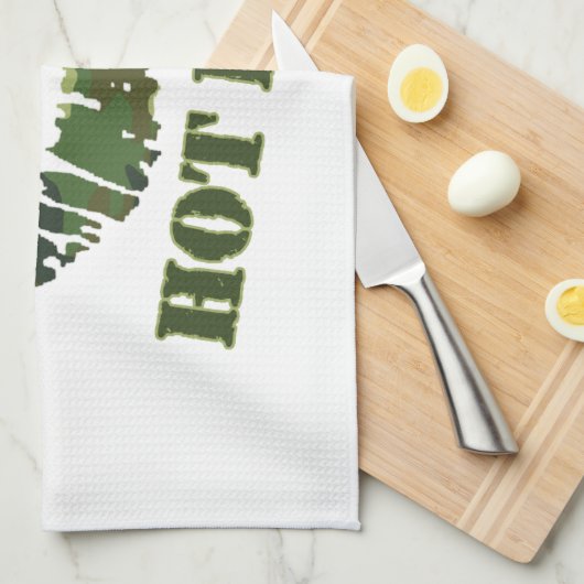 Linge De Cuisine Lèvres chaudes MASH (Quart Plié)