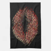 Linge De Cuisine Lèvres d'art Abstrait moderne #45 (Vertical)