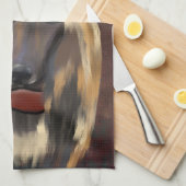 LINGE DE CUISINE LEVRIER AFGHAN (Quart Plié)