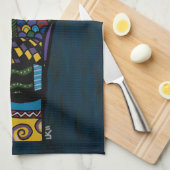 Linge De Cuisine Lévrier - retiré emballant la délivrance de (Quart Plié)