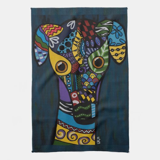 Linge De Cuisine Lévrier - retiré emballant la délivrance de (Vertical)