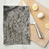 Linge De Cuisine Lézard noir (Quart Plié)