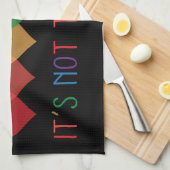 Linge De Cuisine LGBT Heart Retro Be A Decent Human Ce n'est pas qu (Quart Plié)