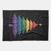 Linge De Cuisine LGBT-Q Pride Christmas Tree Pajama Rainbow Flag (Horizontal)