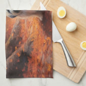 Linge De Cuisine Lhassa Apso à l'automne Leaves automne Inspire (Quart Plié)