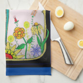 Linge De Cuisine libellule (Quart Plié)