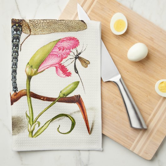 Linge De Cuisine libellule (Quart Plié)