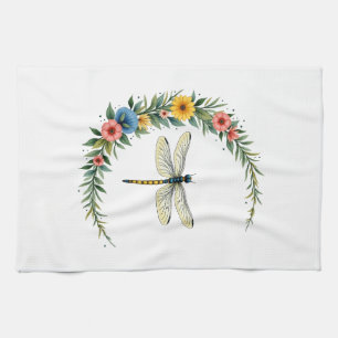 Linge De Cuisine Libellule Bohème Croissant Lune Signe de Paix Hipp