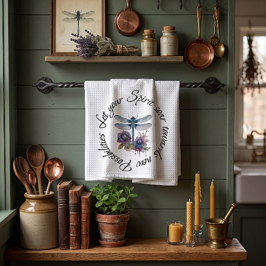 Linge De Cuisine Libellule - esprit de nouvelles possibilités