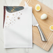 Linge De Cuisine Libellule étoile de Noël (Quart Plié)