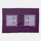 Linge De Cuisine libellule violette (Horizontal)