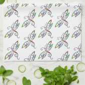 Linge De Cuisine Libellules colorées (Plié)