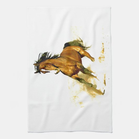 Linge De Cuisine Liberté - Cheval Coureur (Vertical)