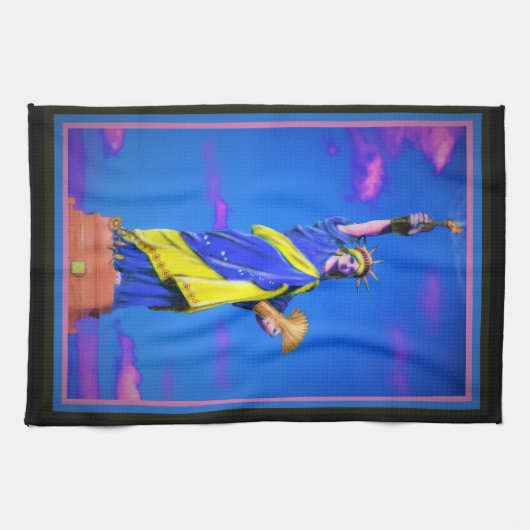 Linge De Cuisine Liberté ukrainienne (Horizontal)