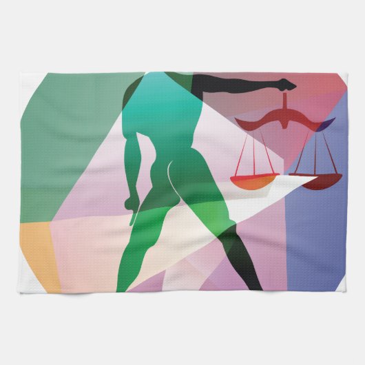 Linge De Cuisine libra abstraite (Horizontal)