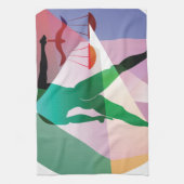 Linge De Cuisine libra abstraite (Vertical)