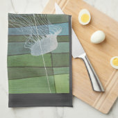 Linge De Cuisine Lichen qui méduses - (Quart Plié)