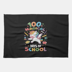 Linge De Cuisine Licorne 100e jour d'école 100 jours magiques Ensei