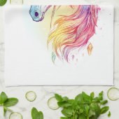 Linge De Cuisine Licorne à Aura de Cristal (1) (Plié)