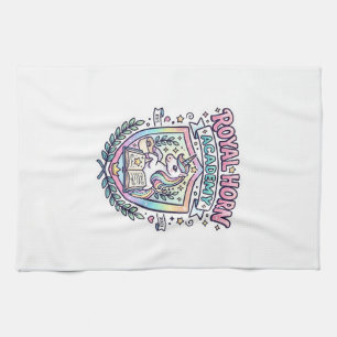 Linge De Cuisine Licorne Académie Corne Royale Typographie Gras Imp