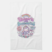 Linge De Cuisine Licorne avec des frontières Charme Vêtements Graph (Vertical)