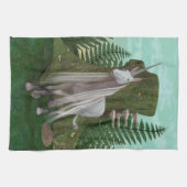 Linge De Cuisine Licorne blanche (Horizontal)