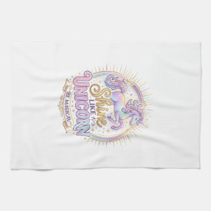 Linge De Cuisine Licorne Brille Comme une Licorne POD Prêt Marché