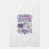 Linge De Cuisine Licorne Coding Licorne Debug Squad Marché Charmant (Vertical)