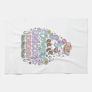 Linge De Cuisine Licorne Cowgirl Licorne Énergie Mignon Produit Pas