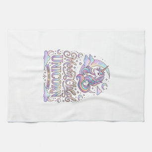 Linge De Cuisine Licorne Lune Enfant Licorne Conception Originale Z