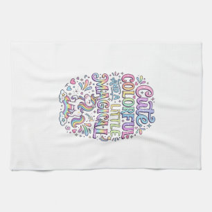 Linge De Cuisine Licorne Mignonne Colorée et un peu Magique Origina