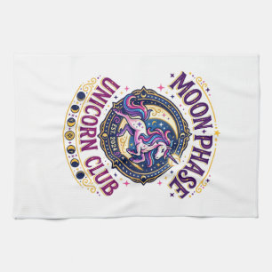Linge De Cuisine Licorne Phase Lunaire Licorne Club Commercial T-Sh