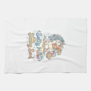 Linge De Cuisine Licorne Salée Crinière Âme Ensoleillée Conception