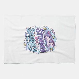 Linge De Cuisine Licorne Tempétueux mais Étincelant Rétro Style Cad
