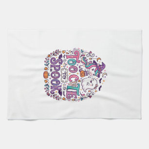 Linge De Cuisine Licorne trop mignonne pour effrayer l'art coloré d
