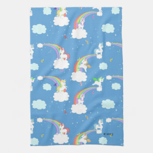Linge De Cuisine Licornes et arcs-en-ciel mignons