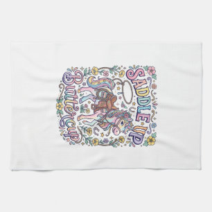 Linge De Cuisine Licou de licorne papillon coloré fond blanc