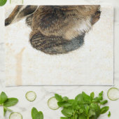 Linge De Cuisine Lièvre de lapin dans la neige - Durand (Plié)