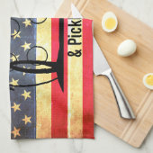 Linge De Cuisine Life Liberty & Pickleball USA (Quart Plié)