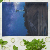Linge De Cuisine Lighthouses | Starry Night Lighthouse (Plié)