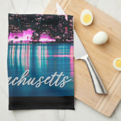 Linge De Cuisine Ligne aérienne du Massachusetts de Boston (Quart Plié)