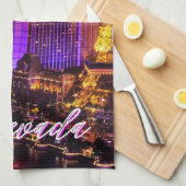 Linge De Cuisine Ligne d'atterrissage de Las Vegas (Quart Plié)