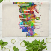 Linge De Cuisine Ligne de Hong Kong China (Plié)